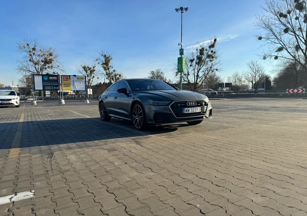 Audi A7 cena 220000 przebieg: 145162, rok produkcji 2018 z Ostroróg małe 277